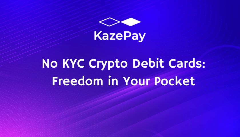 No KYC Crypto Debit Cards: Freedom in Your Pocket